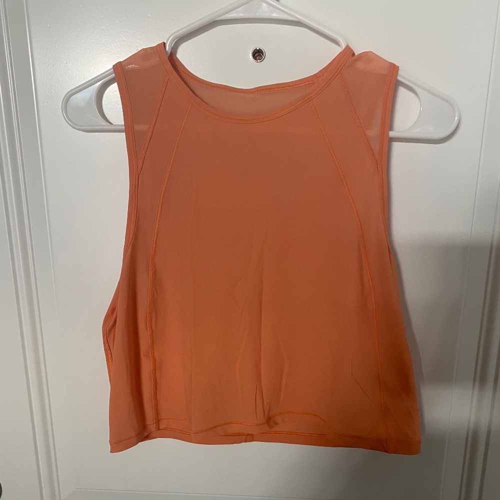 Lululemon sculpt tank *cropped size 4 (xs)